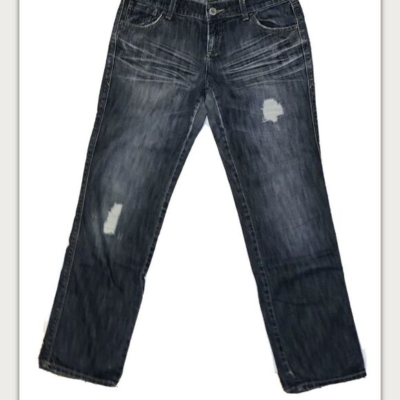 New York and Co distressed jeans size 4 - Picture 1 of 4